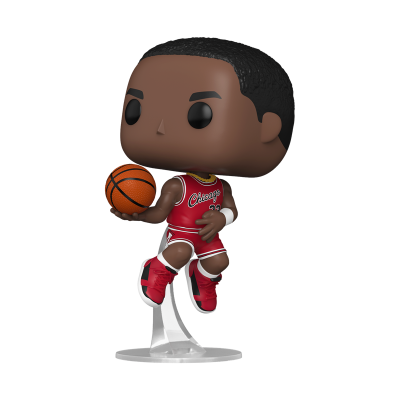 Figura Funko Pop jogador de basquetebol uniforme vermelho número 23 com bola