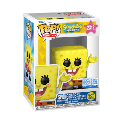 Figura de vinil da SpongeBob SquarePants na embalagem POP! Animation