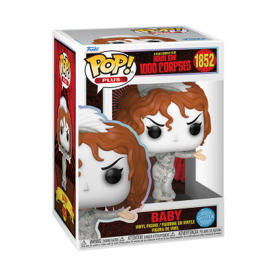Figura Funko Pop Plus Baby do filme House of 1000 Corpses na embalagem com janela