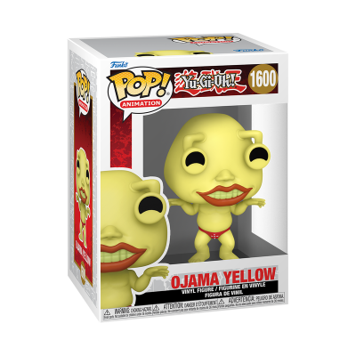 Funko Pop Animation OJAMA YELLOW vinil com lábios e tanga vermelha na caixa