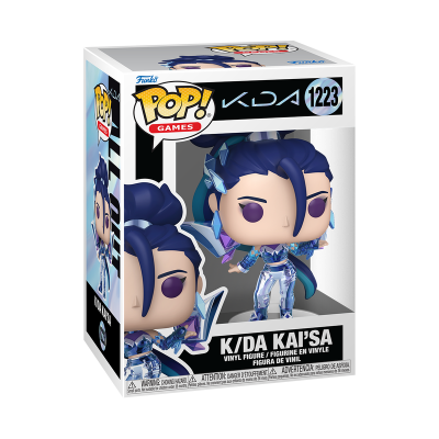 Boneco de vinil Funko Pop K/DA KaiSa na caixa