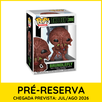 Figura de vinil Funko Pop! The Fly Brundlefly na caixa