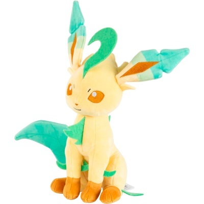 Pelúcia de Leafeon de cores bege e verde