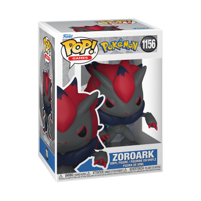 Figura Funko Pop! de Zoroark Pokémon em caixa