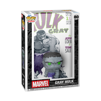 Funko Pop Marvel Grey Hulk vinil cinzento olhos verdes