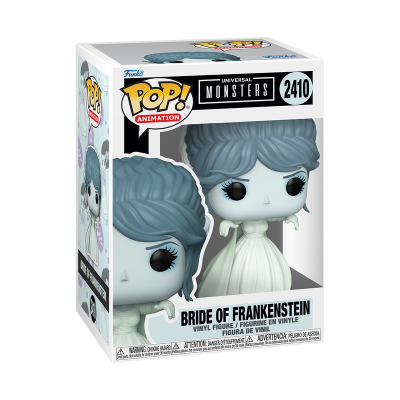 Figura Funko Pop Vinil Bride of Frankenstein Universal Monsters na caixa