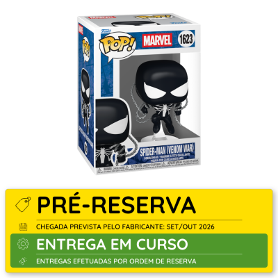 Figura Funko Pop! Marvel Spider-Man (Venom War) na caixa