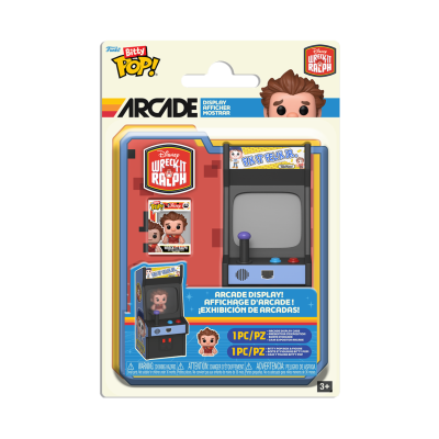 Mini arcade Funko Bitty Pop! inspirado no jogo Fix It Felix Jr.