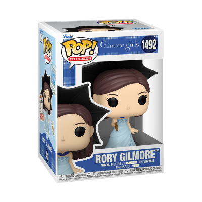 Figura Funko Pop da personagem Rory Gilmore da série Gilmore Girls em embalagem