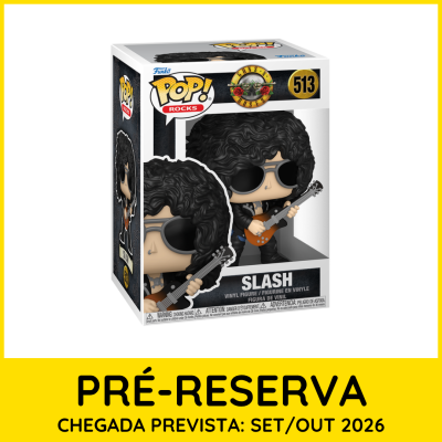 Figura de vinil Slash da Funko Pop! Rocks em caixa com janelas