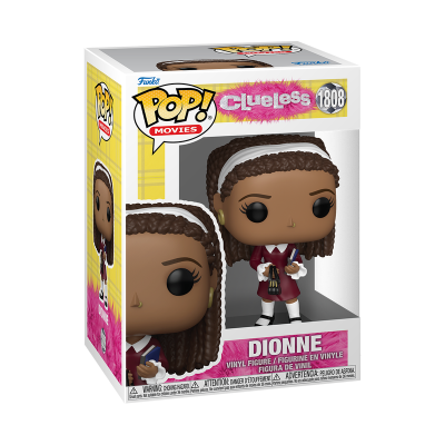 Boneca Funko Pop! Dionne do filme Clueless, vinil, uniforme vermelho e óculos