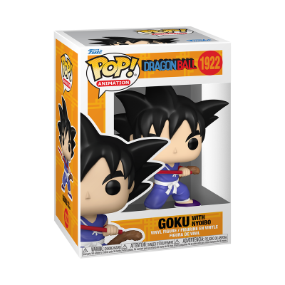 Figura Funko Pop! Goku com Nyoi Bo em caixa