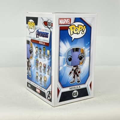 Figura Funko Pop! vinil Nebula Marvel Avengers na caixa