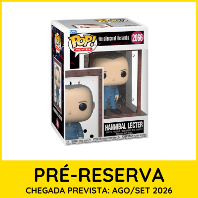 Figura Funko Pop! Hannibal Lecter do filme The Silence of the Lambs na caixa