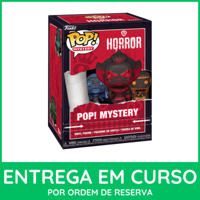 Caixa de figura Pop! Mystery Horror Funko em vinil