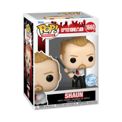 Funko Pop Shaun of the Dead Shaun vinil na caixa