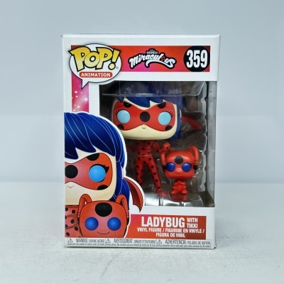 Bonecos de vinil POP! Ladybug com Tikki na caixa