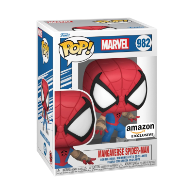 Figura POP! Marvel Mangaverse Spider-Man em caixa