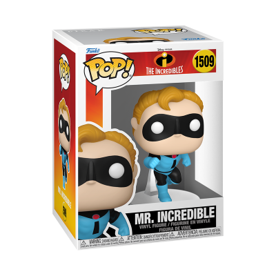 Figura Funko Pop Mr. Incredible da Disney Pixar na caixa