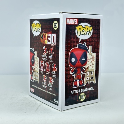 Caixa Funko Pop! Artist Deadpool número 887
