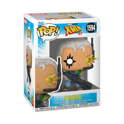 Figura Funko Pop! Cable da Marvel X-Men 97 número 1594 na caixa