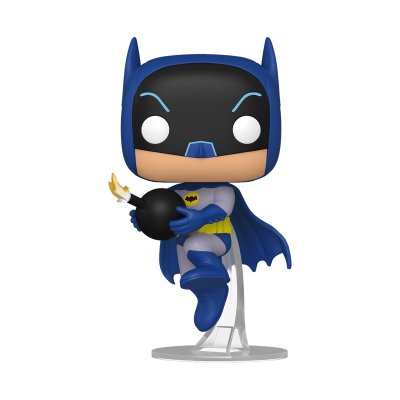 Figura de vinil do Batman com máscara e fato característicos