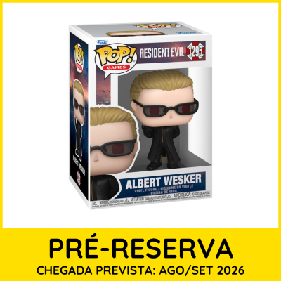 Figura vinilica Funko Pop! Albert Wesker Resident Evil em caixa