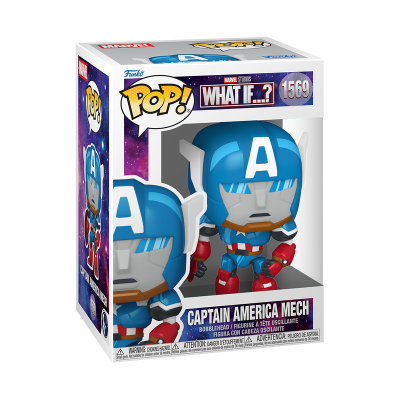 Figura Pop! Captain America Mech em embalagem original