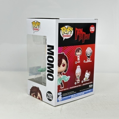 Embalagem Funko Pop! DanDadan número 2153 com imagens de personagens colecionáveis