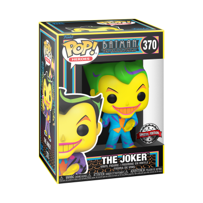 Figura de vinil Funko Pop! do Joker na caixa oficial