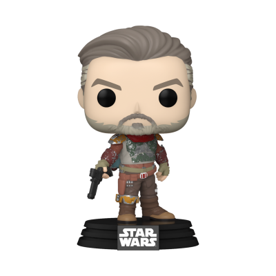 Figura Funko Pop Boba Fett Star Wars cinza e verde