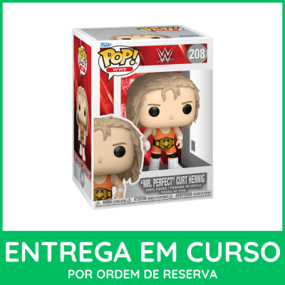 Funko Pop! WWE Mr. Perfect Curt Hennig de vinil na caixa