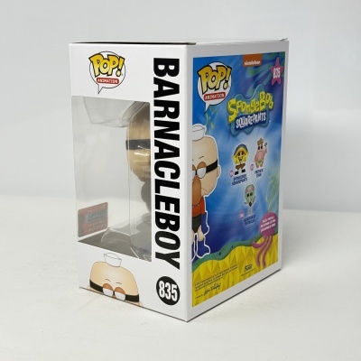 Embalagem de Funko Pop! Barnacleboy da série Spongebob Squarepants