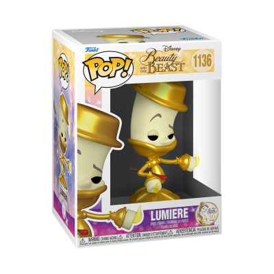 Figura Funko Pop! de Lumiere da Disney na caixa