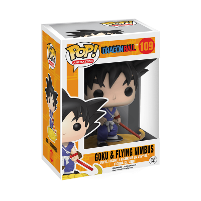 Figura vinil Funko Pop! Goku & Flying Nimbus Dragon Ball na caixa