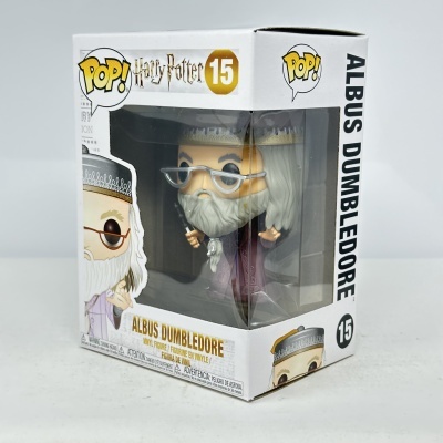 Figura de vinil POP! Albus Dumbledore Harry Potter na caixa
