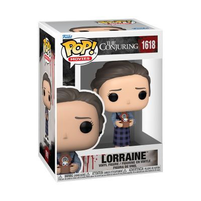 Boneco Funko Pop! Lorraine do filme The Conjuring na caixa
