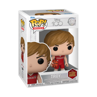 Figura Funko Pop! de Troy dos Wildcats na embalagem
