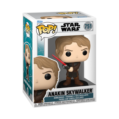 Funko Pop Anakin Skywalker Star Wars na caixa