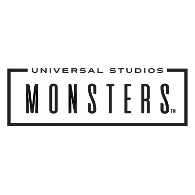 Logotipo Universal Studios Monsters em preto e branco