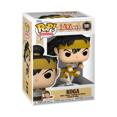 Figura Funko Pop! Koga da série InuYasha na caixa
