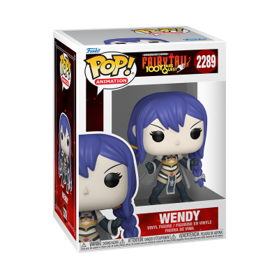 Funko Pop Animation Fairy Tail 100 Years Quest Wendy figura de vinil na caixa