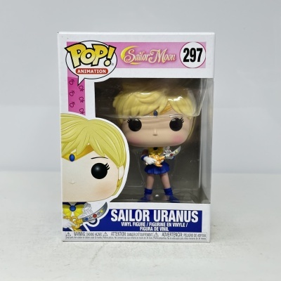 Figura Funko Pop Sailor Uranus Sailor Moon número 297 em caixa