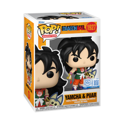 Figura Funko Pop! Yamcha & Puar Dragon Ball na caixa