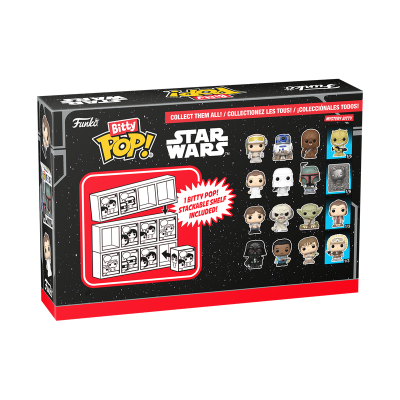 Caixa Funko Bitty Pop! Star Wars com 12 mini bonecos