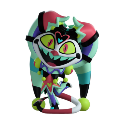 Figura bandeira colorida com olhos amarelos e coração no centro