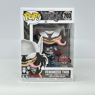 Funko Pop! Venomized Thor edição especial em embalagem