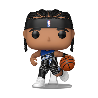 Figura de vinil jogador de basquetebol da equipa Magic com bola