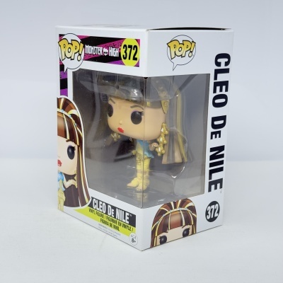 Figura Funko Pop Cleo de Nile da Monster High na caixa.