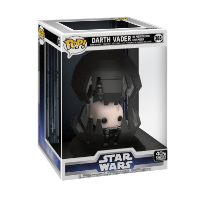 Figura Pop! de vinil Darth Vader em câmara de meditação da coleção Star Wars